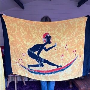 Alegre tapestry ethnic gold black 45x70 wall
Hanging tapestry